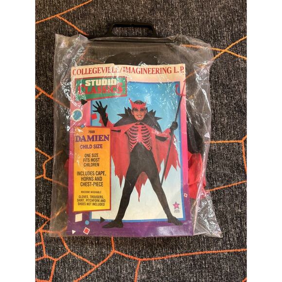 Studio Classics Other - Devil Costume Child, Damien Child Costume, Halloween Costume For Kids